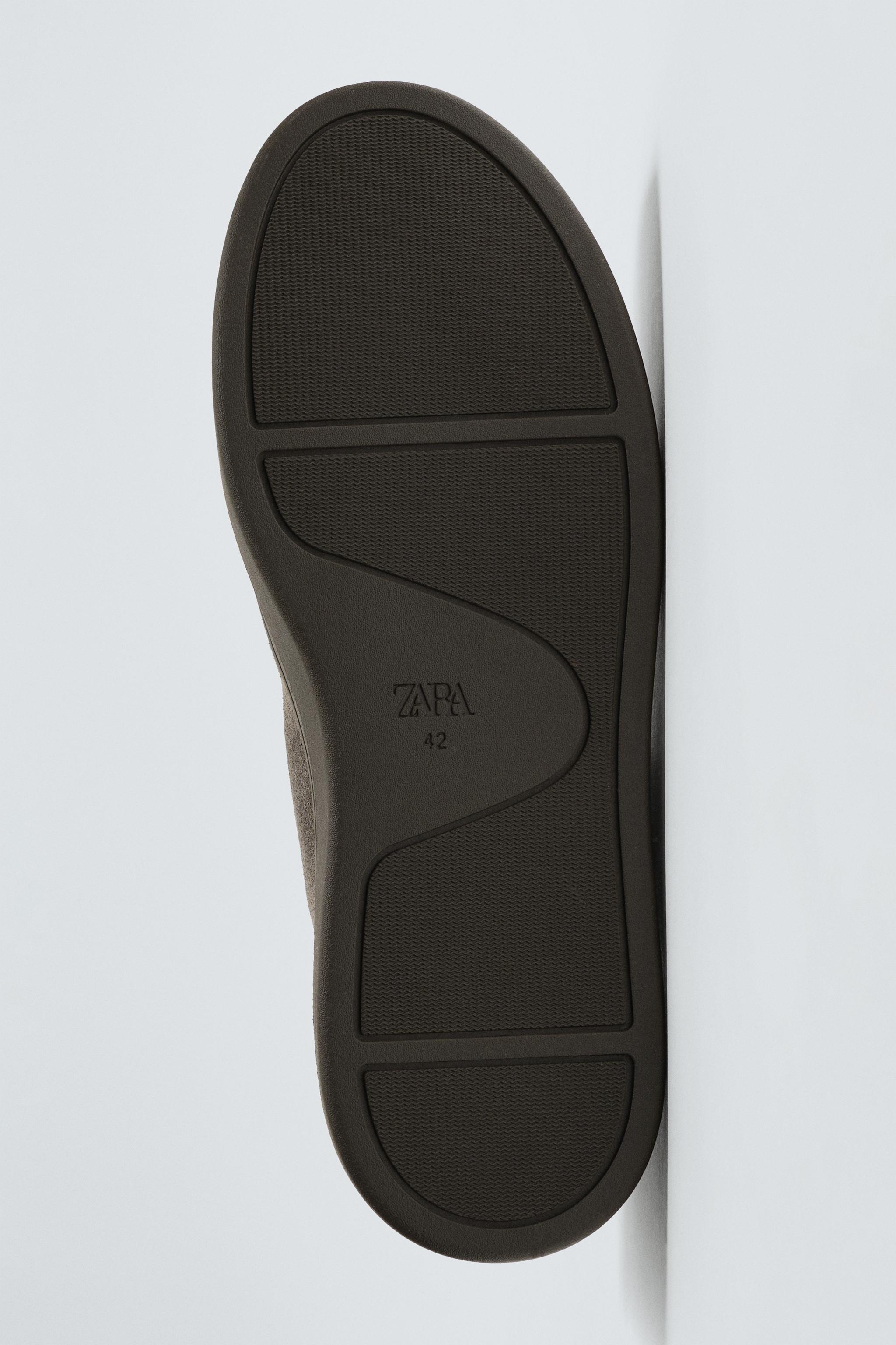 CHAUSSURES EN CUIR À BORD LARGE